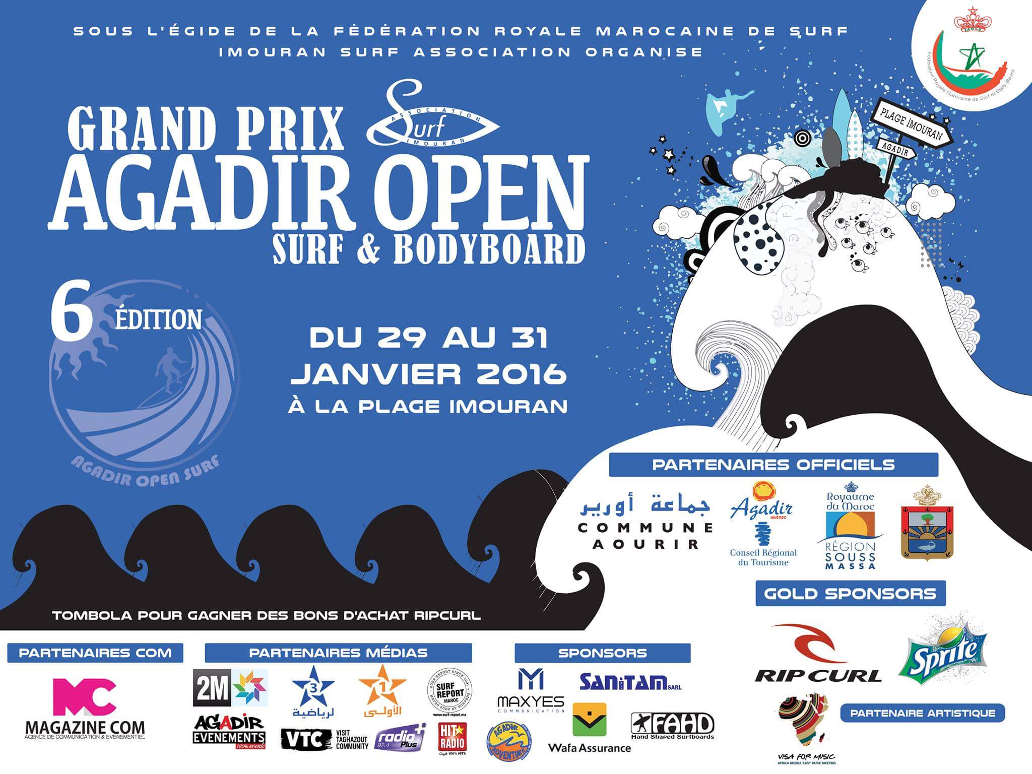 Agadir Open Surf Bodyboard 2016